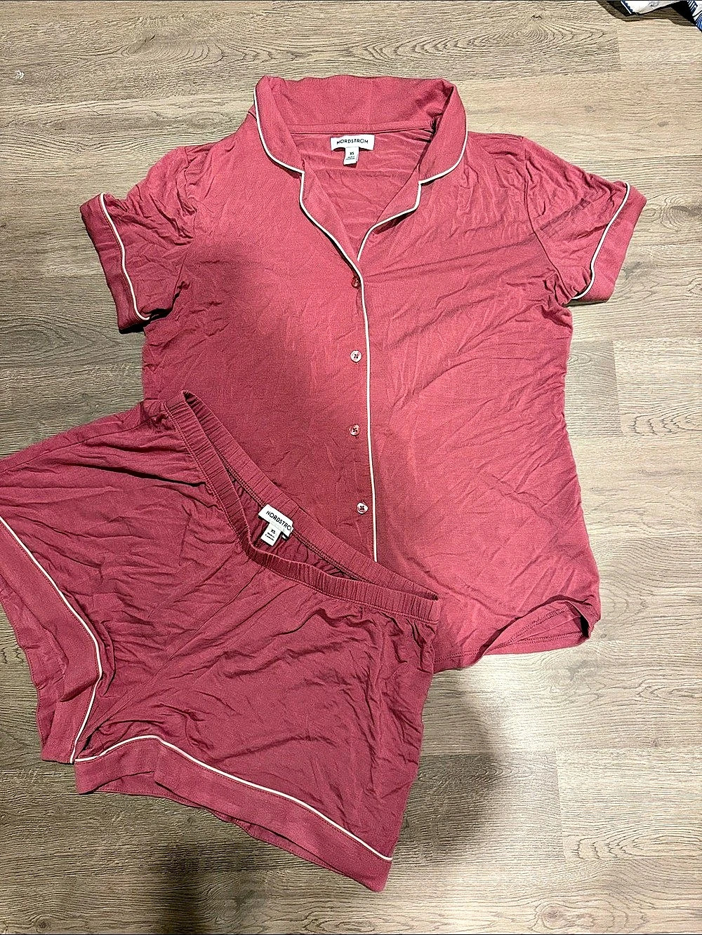 Nordstrom Moonlight Eco Short Pajamas Pink XS